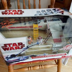 Star Wars Legacy Collection X Starship  ~ Signed By M. 