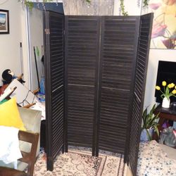 black 6 panels divider