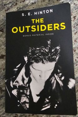 The Outsiders by S E Hinton paperback book
Young adult novel
Good condition, light wear