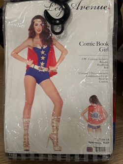 Comic book girl costume