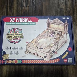 New In Box Wooden Puzzles 3D Pinball Machine