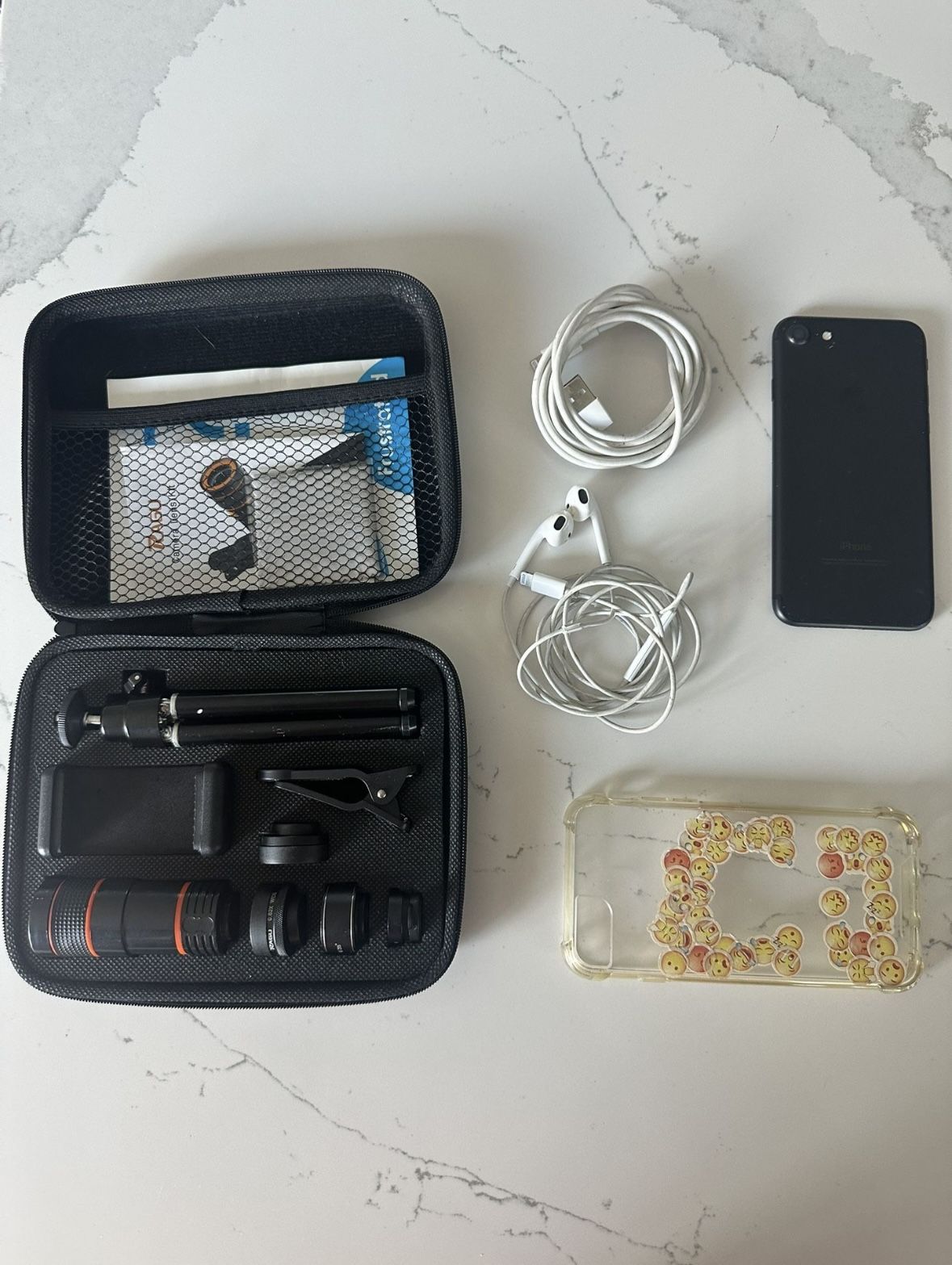 iPhone 7 With Camera Accessories