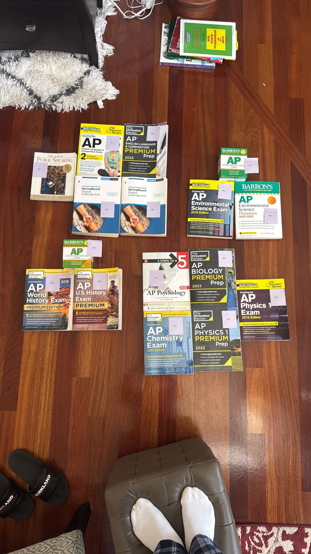 SEE DESCRIPTION Science, English Language, History, AP Books 