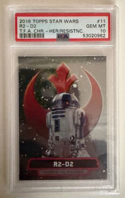 Star Wars R2-D2 Topps 2016 PSA 10
