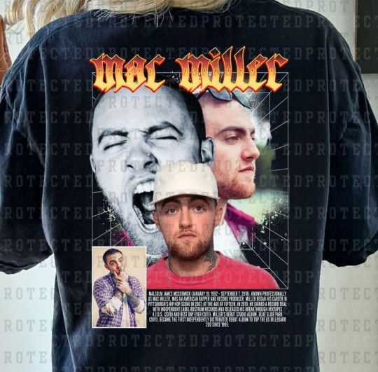 Custom Mac Miller Graphic Tee