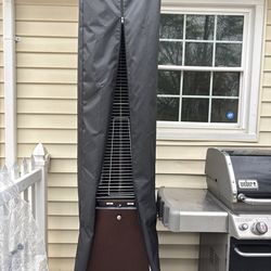 Pyramid Patio Heater w/ Cover – Outdoor Propane Heater