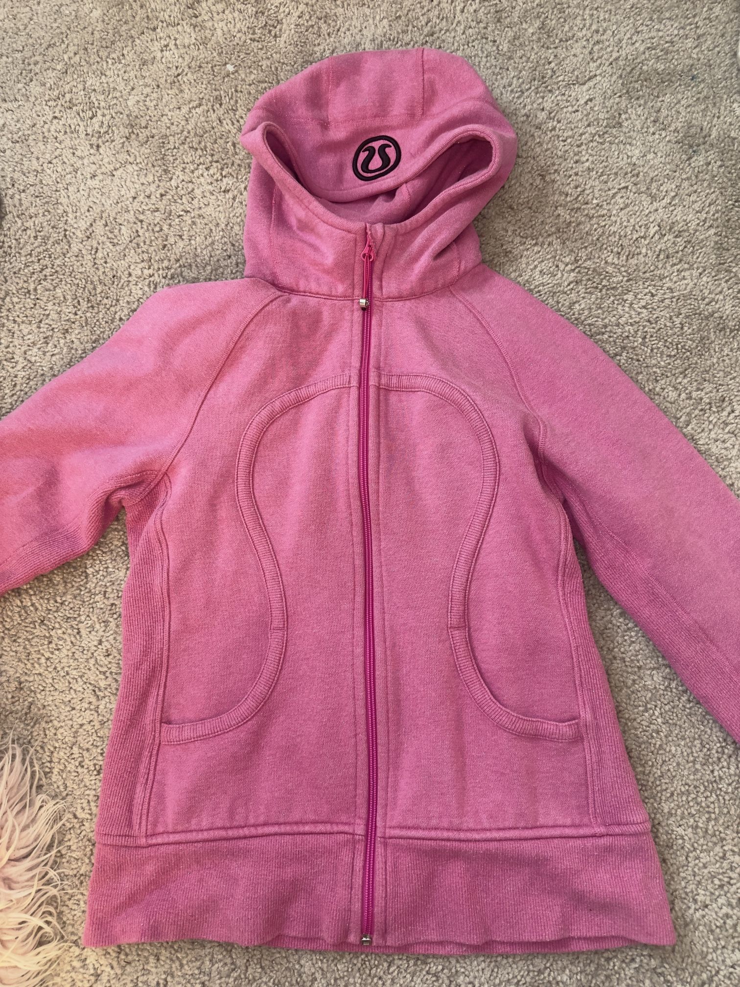 Lululemon Pink Paris Sparkle Scuba