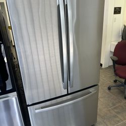 3 Doors Stainless Steel Refrigerator 