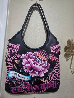 Ed Hardy Black Tote Bag