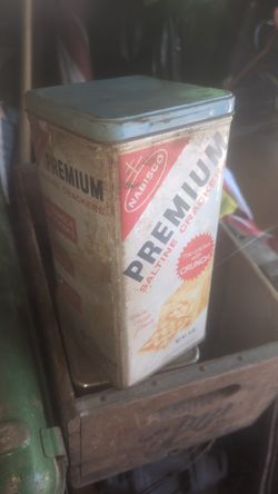 Vintage Cracker Tin