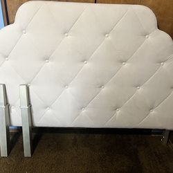 Queen headboard and end bench
