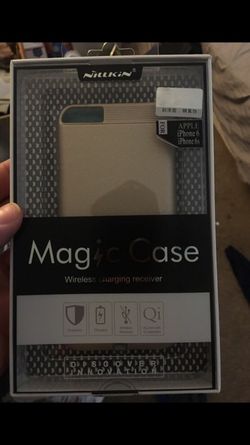 Wireless charging case adapter