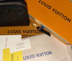 Louis Vuitton Black Leather Wallet