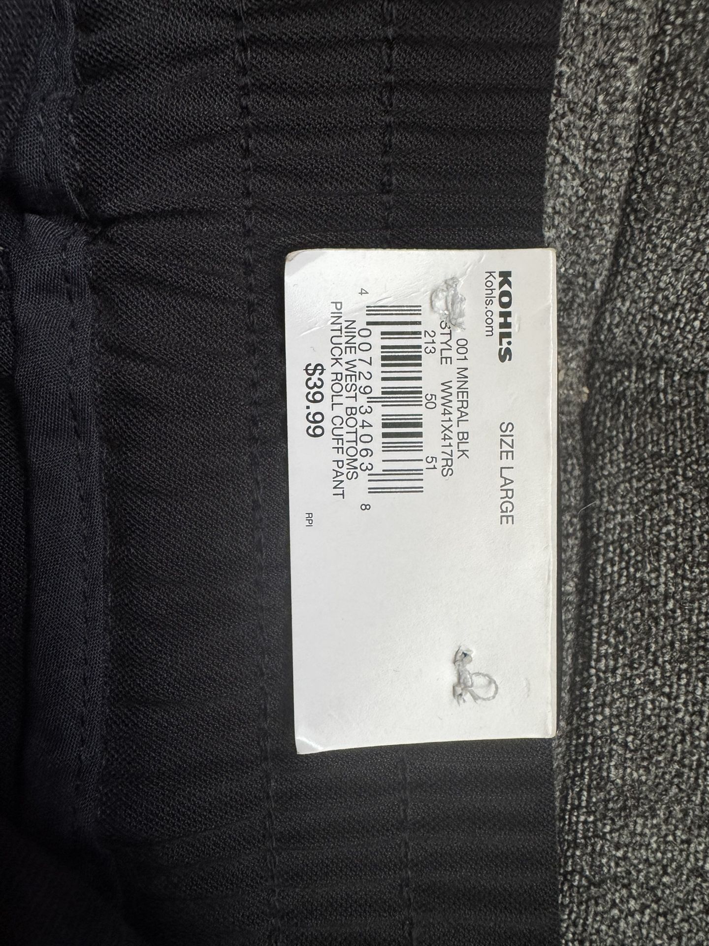 New Black Pants