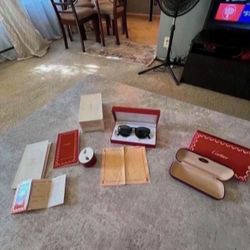 Vintage Cartier Sunglasses Mid 1990S Mint Condition Full Package 100% Authentic