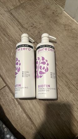 Purezero biotin shampoo 2 ct