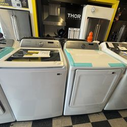 Samsung Washer And Dryer Set In White 🕷️