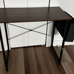 32 inch Computer Desk Study Table for Home Office with storage bag and headphone hook 