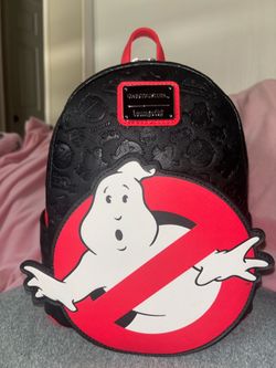 Loungefly Ghostbusters Ghost Logo Glow-in-the-Dark Mini Backpack NWT