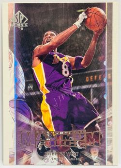 1999-00 Upper Deck SP Authentic Maximum Force Kobe Bryant Insert #M8 Lakers HOF