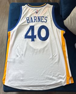 Signed Golden State Warriors #40 Harrison Barnes Jersey – Adidas Size L