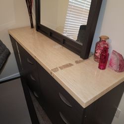 Dresser w/ Mirror and nightstand
