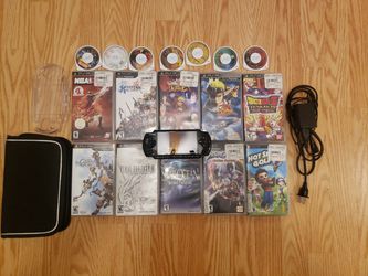 Playstation Portable Bundle: PSP Console, Rare Games, Cases+ Manuals, PSP Gear
