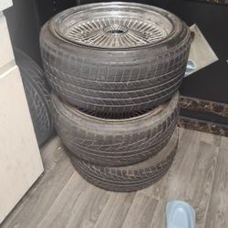 Original 17" Shallow  Dayton Rims New Tires