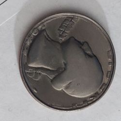 Quarter struck on nickel planchet 4.9 grams