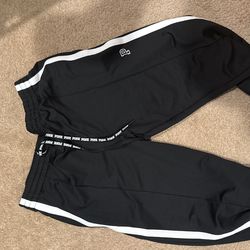 Pink Track Pants In Color Black 