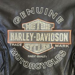Womens Harley Davidson Swaroski Crystal Jacket Size Large