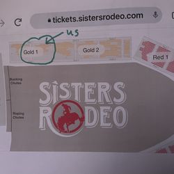 PRIME SISTERS RODEO TICKET (1) FOR Saturday 1pm Sold Out Show