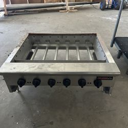 Griddle Table And Burners 