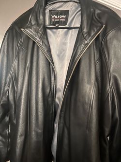 Black Men’s Leather Coat