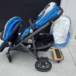 Used Uppababy Vista Stroller, Triple