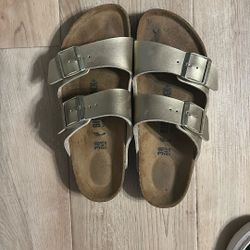 Birkenstock Gold Sandals-$ Negotiable 