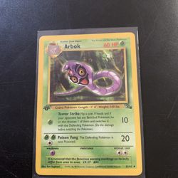 Fossil Set First Edition Arbok