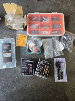 Left Over Nails, Wood Screws, Wall Anchors, Toggle Bolts