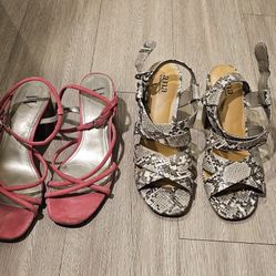 Open Toe Heels Womens 