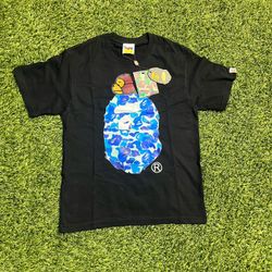 BAPE x Baby Milo Blue and Black Shirt