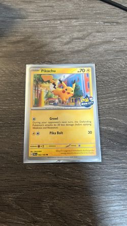 Rain City Showcase Pikachu