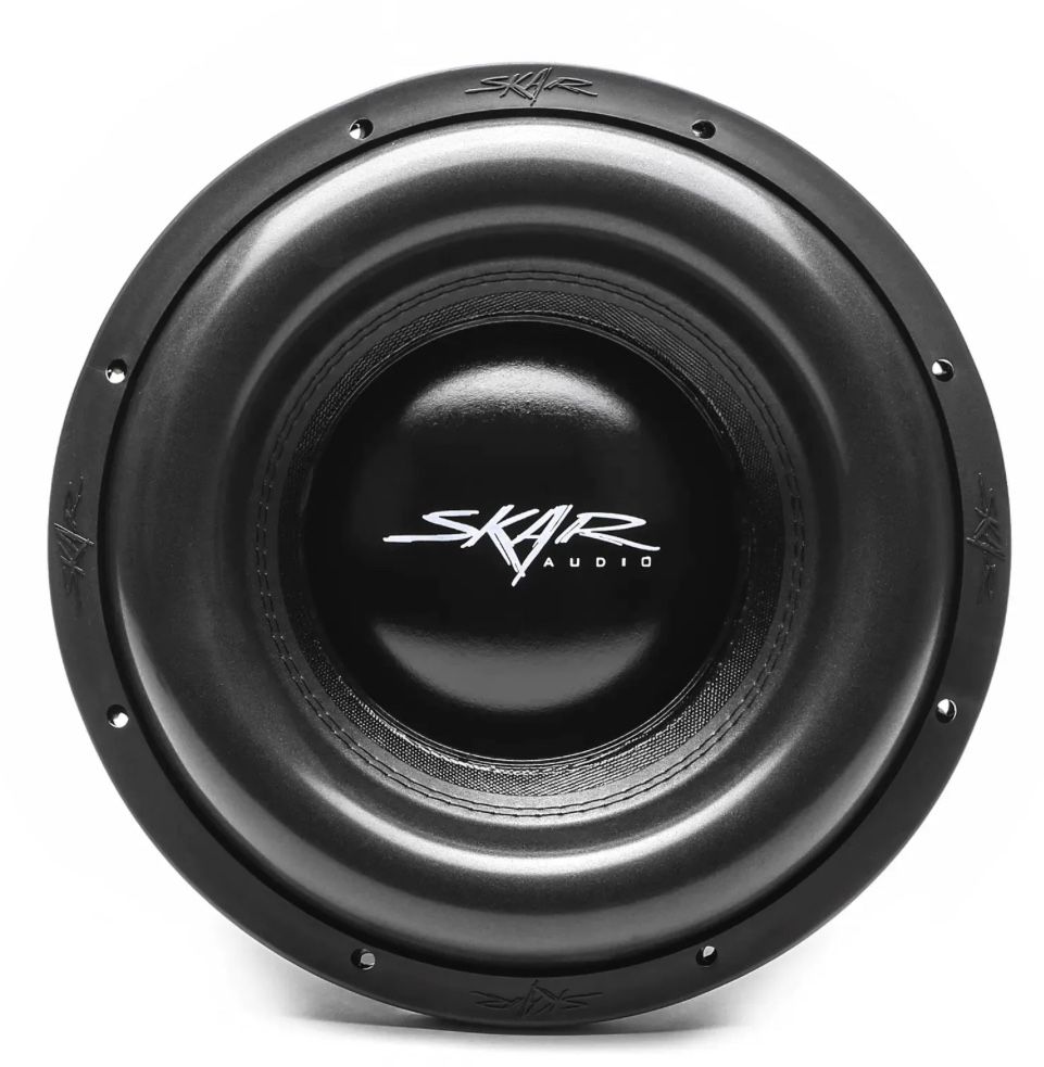 Two Flagship Skar 12” ZVX-12v2 6,000 Watt Max combined Car Subwoofers w/separate sealed boxes (used great condition)