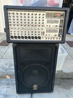 Behringer Europower PMX2000 Mixer with Yamaha Speaker