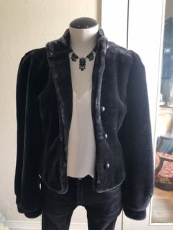 VINTAGE BORGESSA BY CASPER FAUX FUR COAT