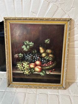 Vintage Oil Painting Signed Magyier 25”Lx29”H