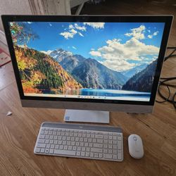 HP Pavilion 24-r114 24" All In One Touch Win 11 Computer i5 8th Gen 12GB 2TB DVD