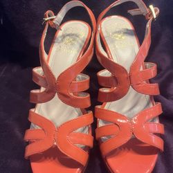 Vince Camuto Orange Wedge