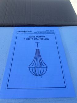 Parrot Uncle 4-Light Chandelier