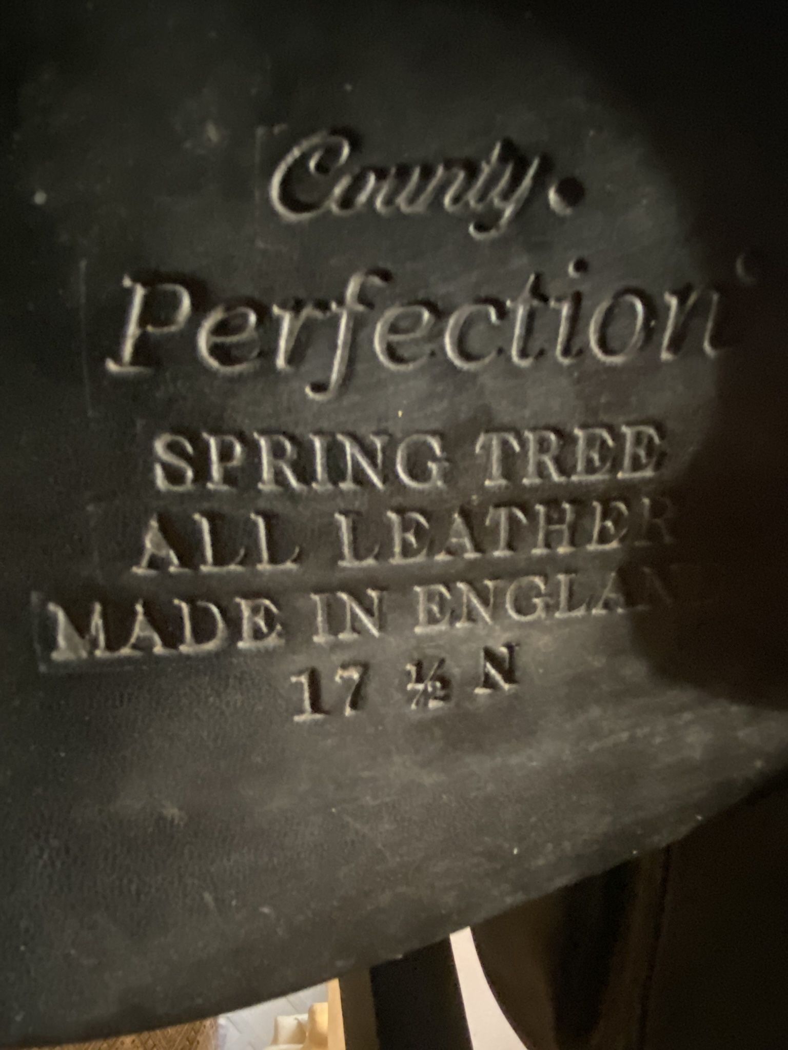 County Perfection 17.5 Narrow Tree Dressage saddle