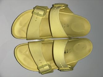 Yellow Birkenstocks